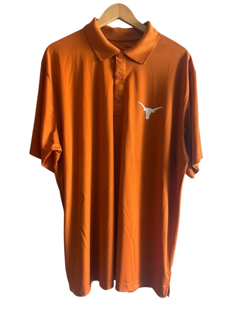 Longhorn Apparel Orange and White UT Polo Size XL